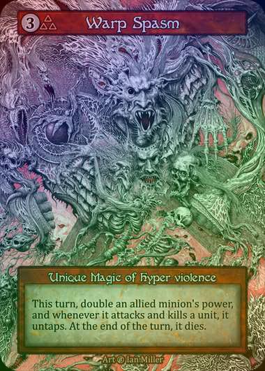 【FOIL】[Fire] Warp Spasm [beta-Unique]